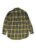 Gap Kids 100% Cotton Plaid Yellow Long Sleeve Button-Down Shirt Size 12 - photo 2