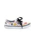 Vans Floral White Purple Sneakers Size 1 (baby) - photo 1