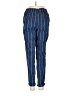 Harmony + Havoc 100% Cotton Stripes Blue Casual Pants Size 5 - photo 2