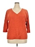 L.A. Blues Orange Cardigan Size 28W - photo 1