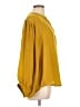 Glam 100% Polyester Gold Long Sleeve Blouse Size L - photo 4