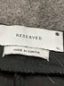 Reserved Solid Black Casual Pants Size XL - photo 7