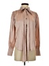 Never A Wallflower Tan Long Sleeve Blouse Size XS - photo 1