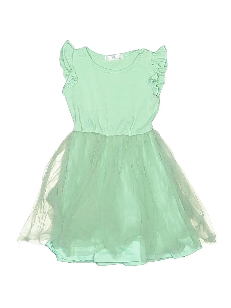 Pre-owned Arshiner Kids' Dress In Green