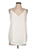 EVERA B 100% Polyester Ivory Sleeveless Blouse Size L - photo 1