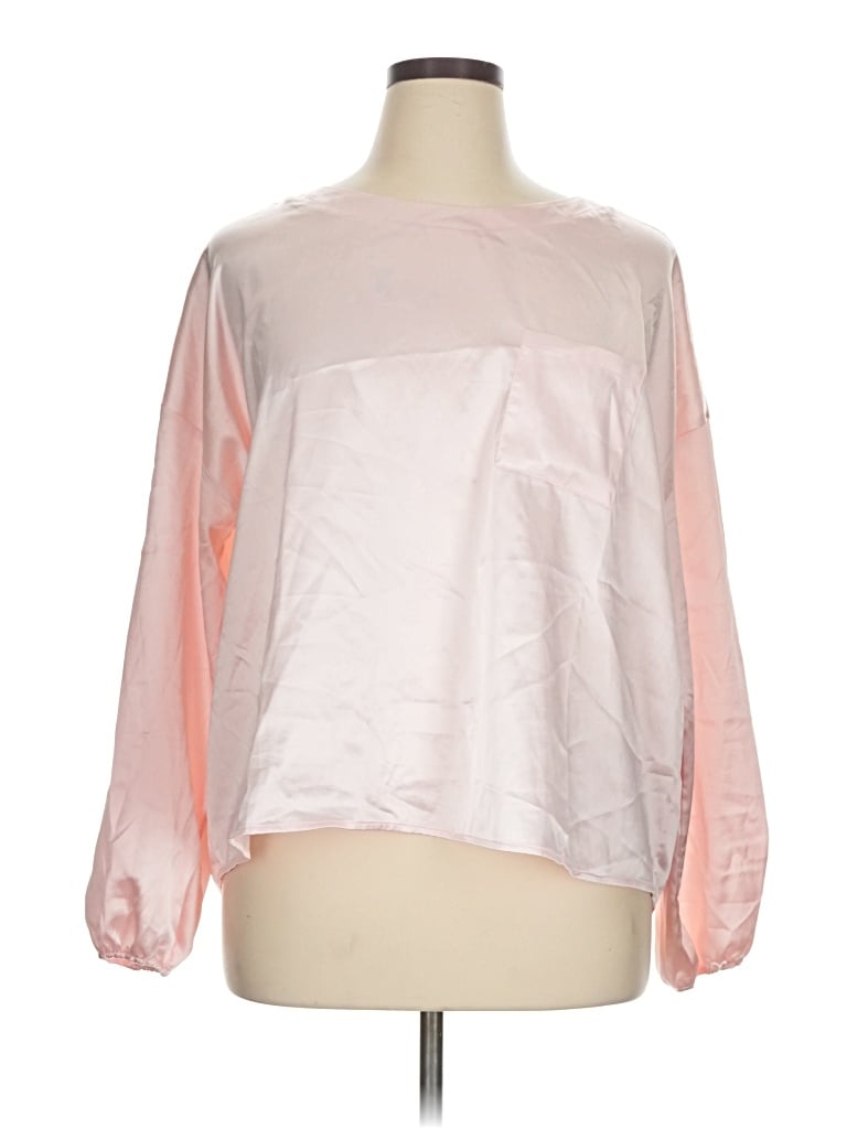 Pre-owned Ekouaer Long Sleeve T-shirt In Pink