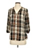 Maurices 100% Polyester Tweed Ivory 3/4 Sleeve Blouse Size XS - photo 1