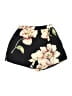Shein 100% Polyester Floral Black Shorts Size XS - photo 1