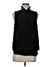 Ann Taylor 100% Polyester Black Sleeveless Blouse Size M - photo 1