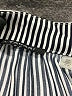 T Tahari 100% Polyester Stripes Gray 3/4 Sleeve Blouse Size S - photo 7