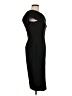 Eliza J Solid Black Cocktail Dress Size 12 - photo 4