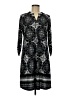New Directions Paisley Black Casual Dress Size M - photo 1