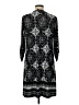 New Directions Paisley Black Casual Dress Size M - photo 2