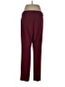 Talbots Color Block Burgundy Track Pants Size 12 - photo 2
