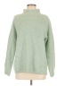 Ann Taylor LOFT Solid Green Turtleneck Sweater Size M - photo 1