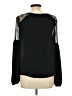metaphor 100% Polyester Black Long Sleeve Blouse Size L - photo 2