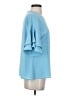 Unbranded Blue 3/4 Sleeve Top Size S - photo 4