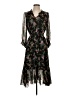 Shoshanna 100% Polyester Floral Black Cocktail Dress Size 2 - photo 1