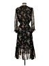 Shoshanna 100% Polyester Floral Black Cocktail Dress Size 2 - photo 2