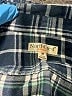 Northcrest 100% Cotton Plaid Blue Long Sleeve Button-Down Shirt Size M - photo 7