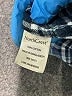 Northcrest 100% Cotton Plaid Blue Long Sleeve Button-Down Shirt Size M - photo 8