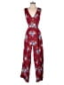 Unbranded Hearts Red Jumpsuit Size S - photo 1