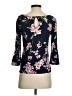Nine Britton Blue 3/4 Sleeve Top Size XS - photo 2