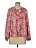 Evereve Red Long Sleeve Blouse Size M - photo 1