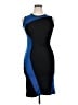 Finejo Color Block Blue Cocktail Dress Size XL - photo 1