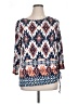 Ruby Rd. Blue 3/4 Sleeve Blouse Size XL - photo 1