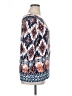 Ruby Rd. Blue 3/4 Sleeve Blouse Size XL - photo 4