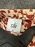 CAbi 100% Polyester Print Red Casual Dress Size XS - photo 7
