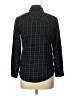Hinano 100% Cotton Plaid Black Long Sleeve Button-Down Shirt Size L - photo 2