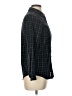 Hinano 100% Cotton Plaid Black Long Sleeve Button-Down Shirt Size L - photo 4