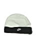 Nike 100% Cotton Gray White Beanie Size 0-6 mo - photo 1