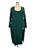Torrid Solid Green Casual Dress Size 3X Plus (3) - photo 1