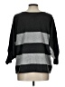 Andrea Jovine Stripes Gray Pullover Sweater Size L - photo 2