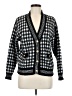 Aqua Houndstooth Black Cardigan Size M - photo 1