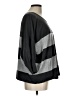 Andrea Jovine Stripes Gray Pullover Sweater Size L - photo 4