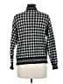Aqua Houndstooth Black Cardigan Size M - photo 2