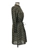 Assorted Brands Print Green Brown Casual Dress Size M - photo 4
