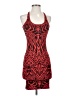 Bebe Graphic Red Cocktail Dress Size P - Sm - photo 1