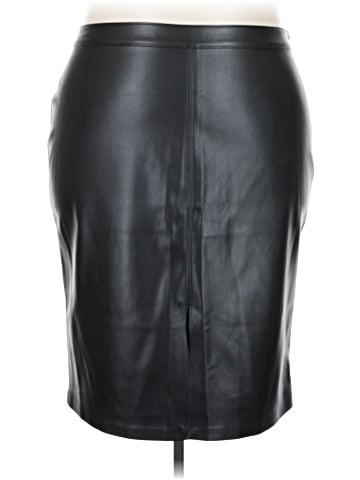 Avenue Faux Leather Skirt (view 1)