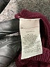 Cupio 100% Acrylic Burgundy Pullover Sweater Size XL - photo 8
