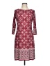 Wisp Paisley Burgundy Casual Dress Size 10 (petite) - photo 1