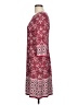 Wisp Paisley Burgundy Casual Dress Size 10 (petite) - photo 5