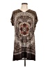 Unbranded Paisley Brown Casual Dress Size L (estimated) - photo 1