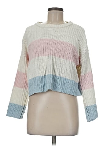 Blue Rain Pullover Sweater (view 1)