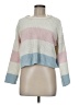 Blue Rain 100% Polyester Color Block White Pullover Sweater Size M - photo 1