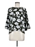 Papermoon 100% Polyester Gray 3/4 Sleeve Blouse Size M (petite) - photo 1